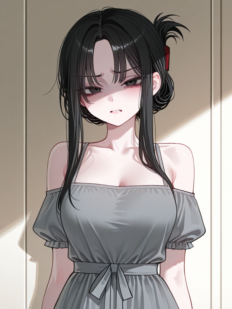 나를 경멸하는 눈으로 바라보는 여자. 대표 이미지