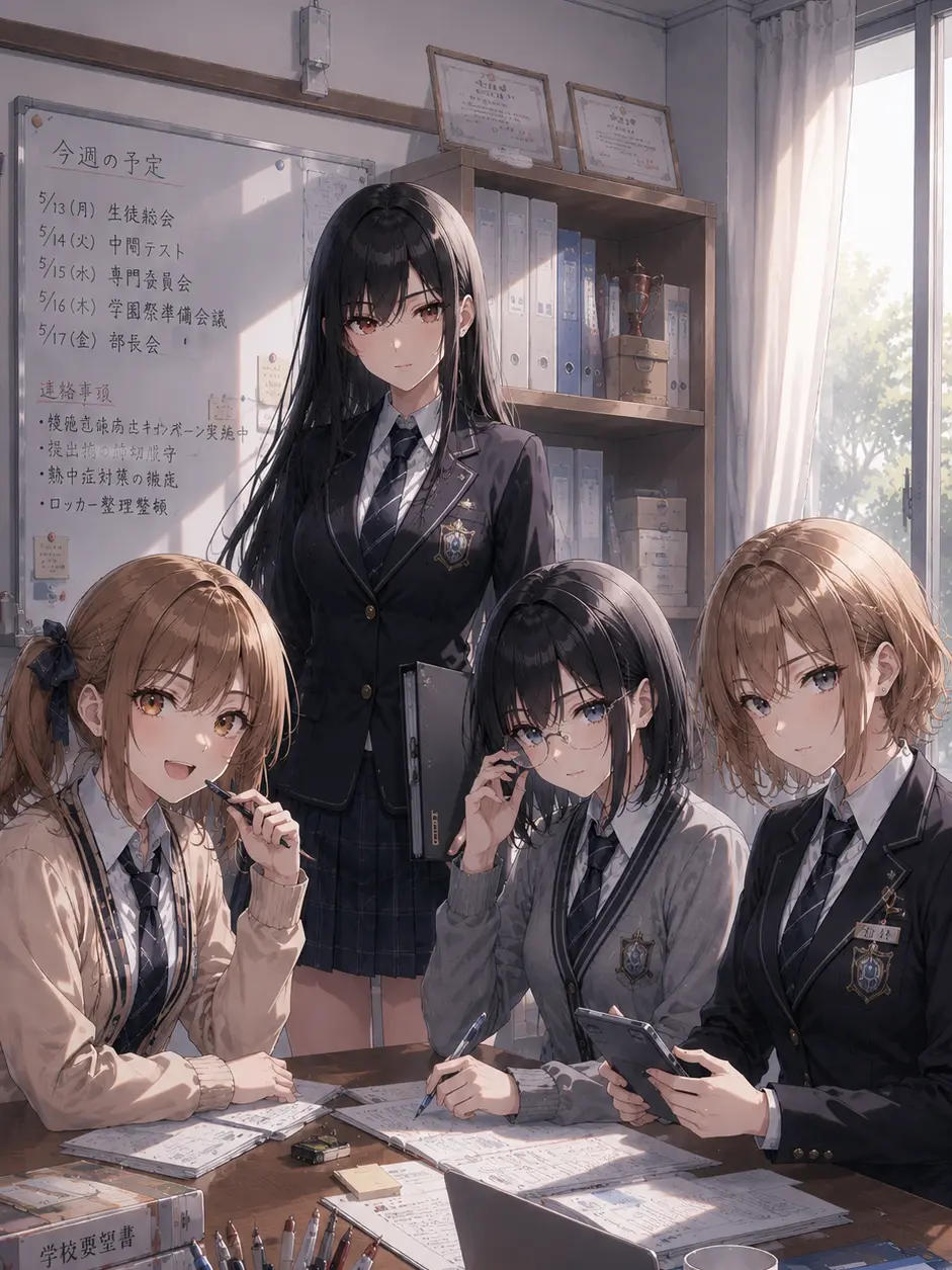 SilkyFort6944의 私立白桜学園生徒会執行部