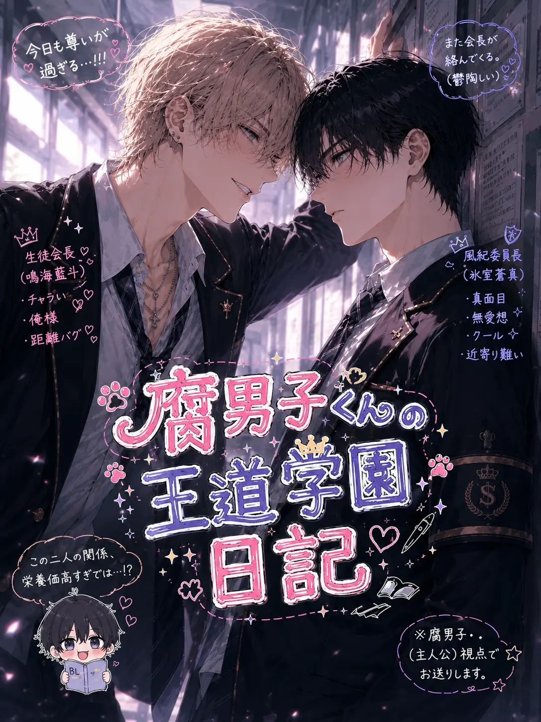 Nyannn38의 腐男子くんの王道学園日記