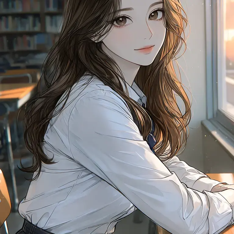 BoneRose8900의 도서실의 짝사랑과 너의 거짓말