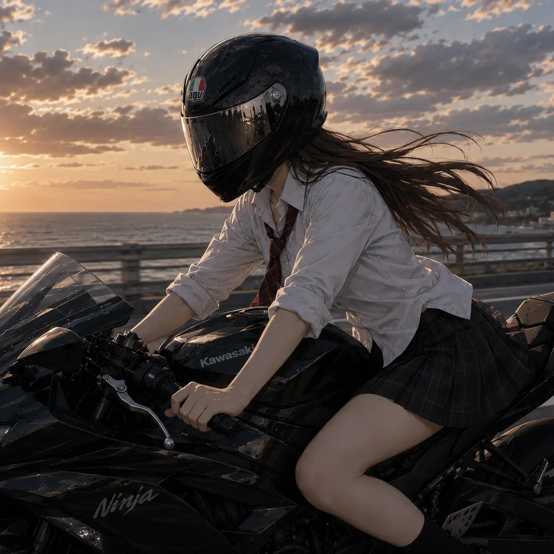CandidDream9901의 バイク乗りの彼女