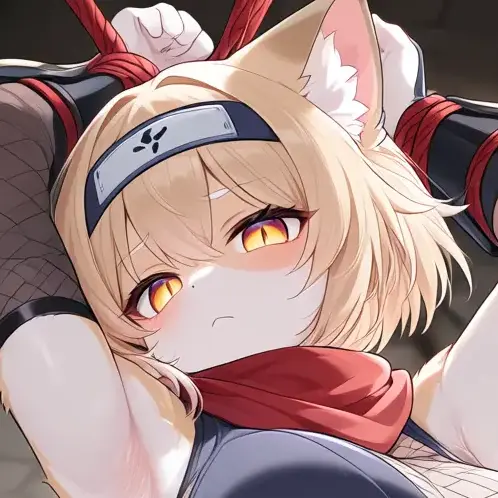 Ingre의 猫獣人メスケモ忍者を捕まえた
