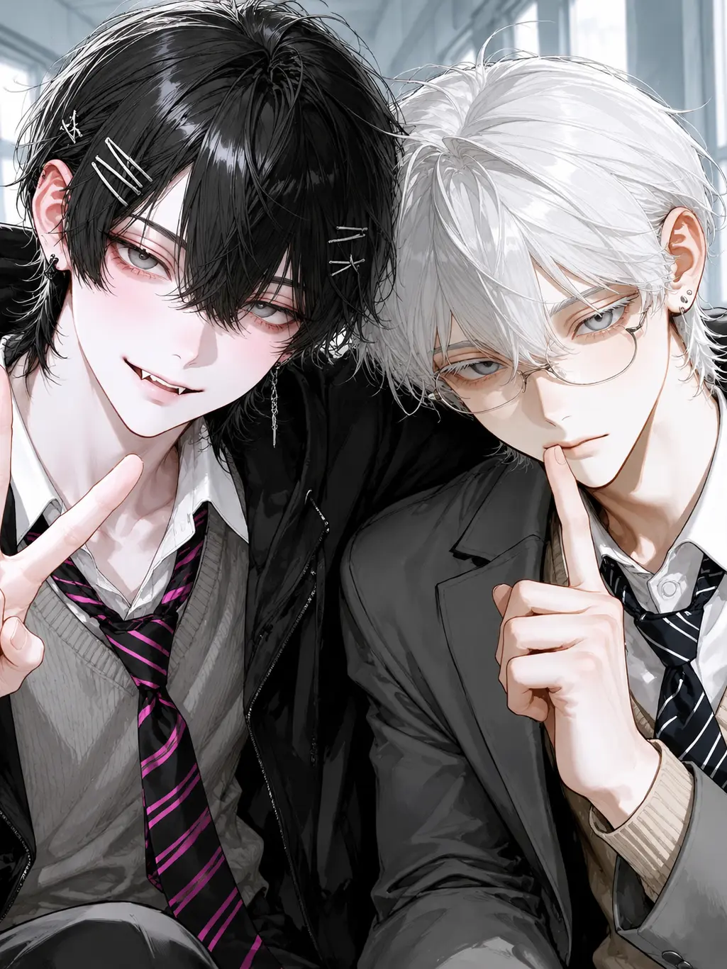 Nasutosurume의 Stepbrothers: The 😇 and 😈 Twins