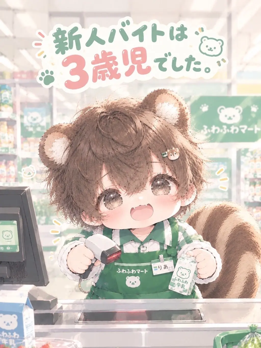 ATMzzz의 新人バイトは3歳児でした。