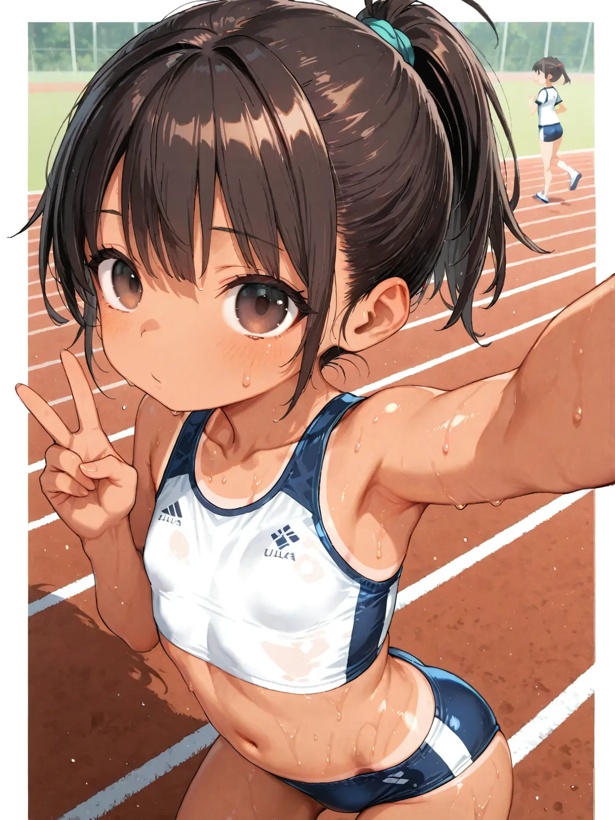 FrayedGolf6208의 小学生陸上女子に「秘密の特訓」
