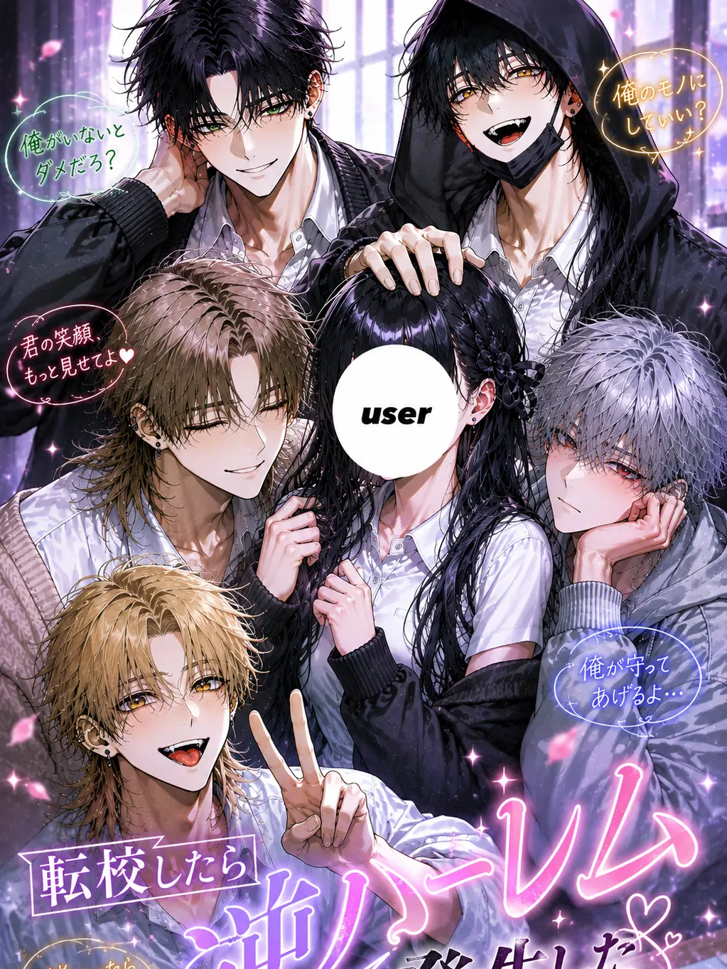 _fi2rq의 転校したら逆ハーレムが発生した