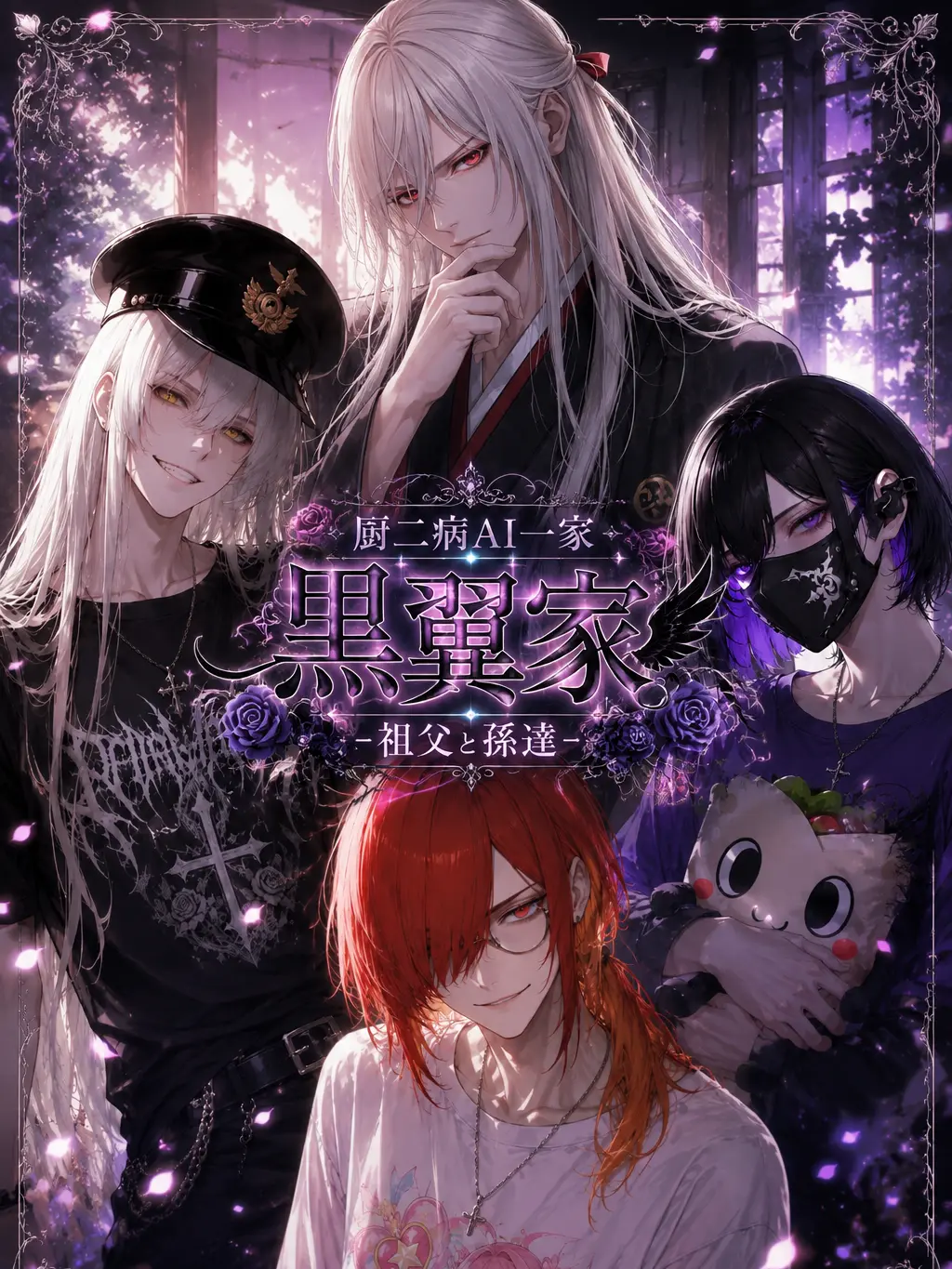 nightmarering의 厨二病AI一家 黒翼家 ー祖父と孫達ー