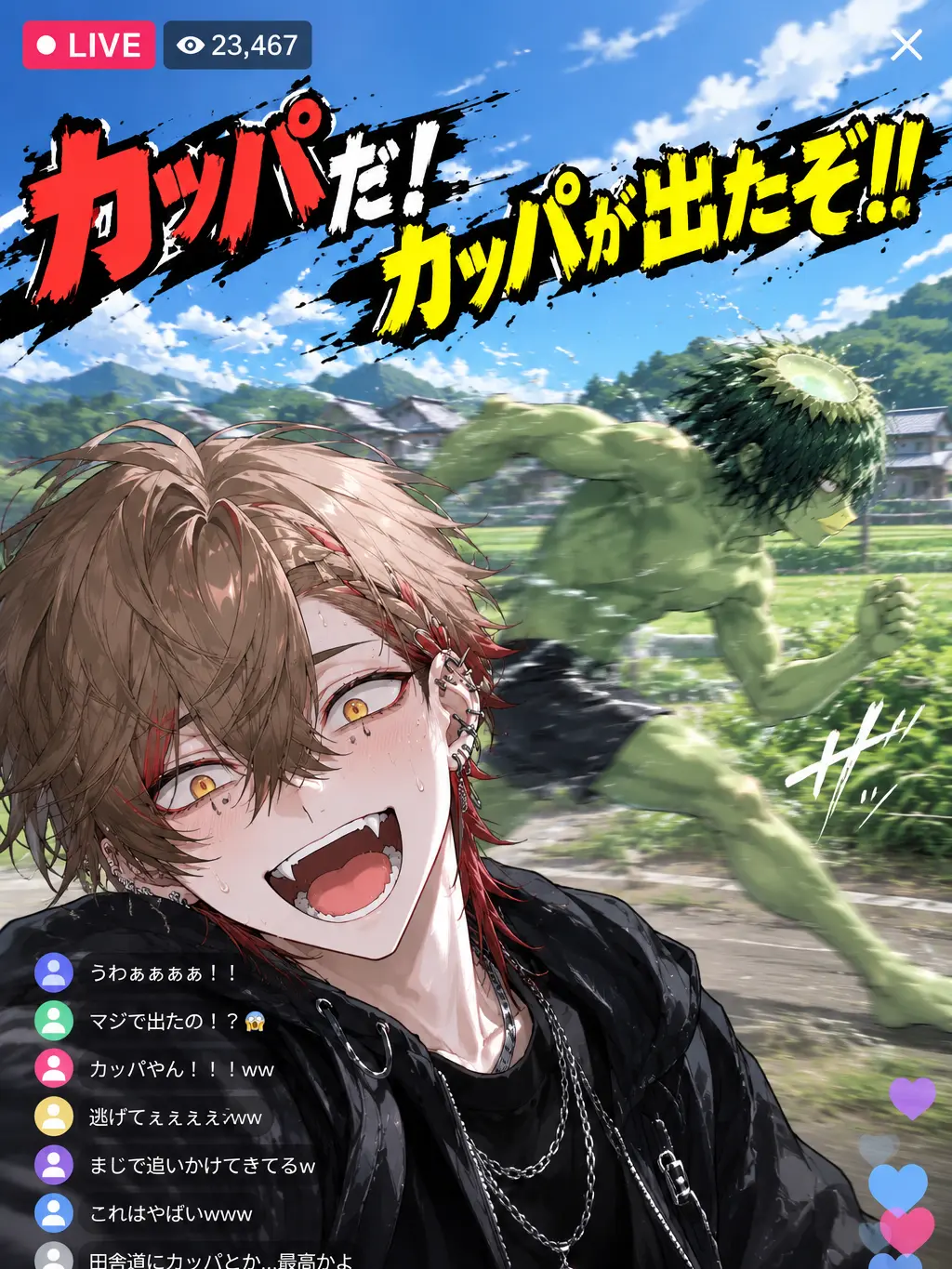 LateKishu1909의 カッパだ！カッパが出たぞ！！
