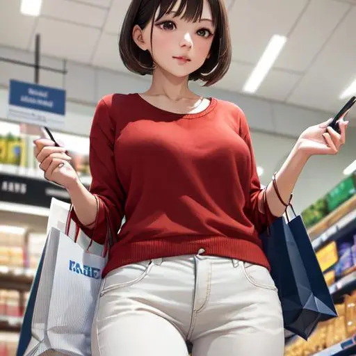 YoungPlain0382의 買い物中のおばさん