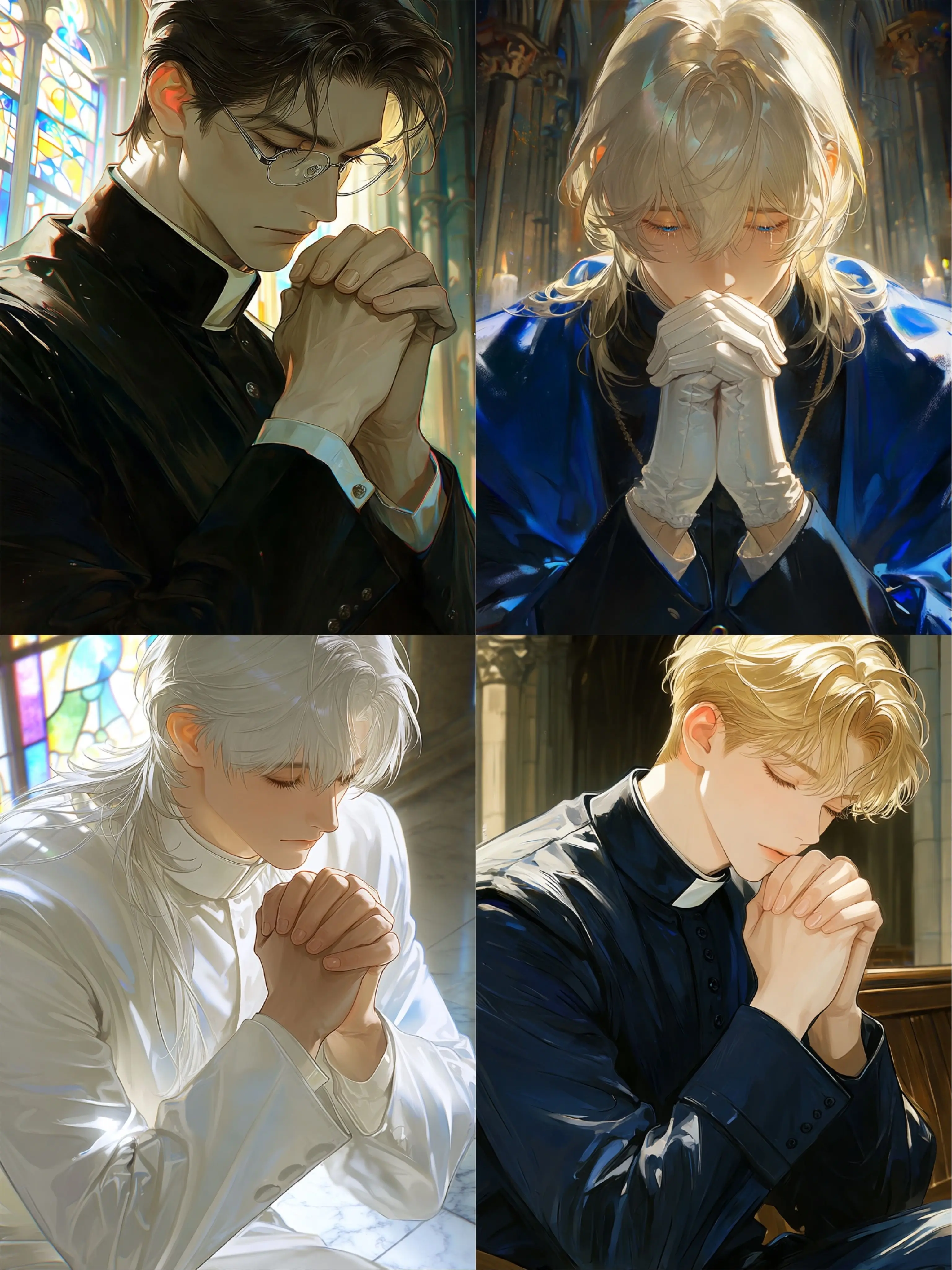 MuteBasil7403의 薄明の大聖堂と4人の祈り