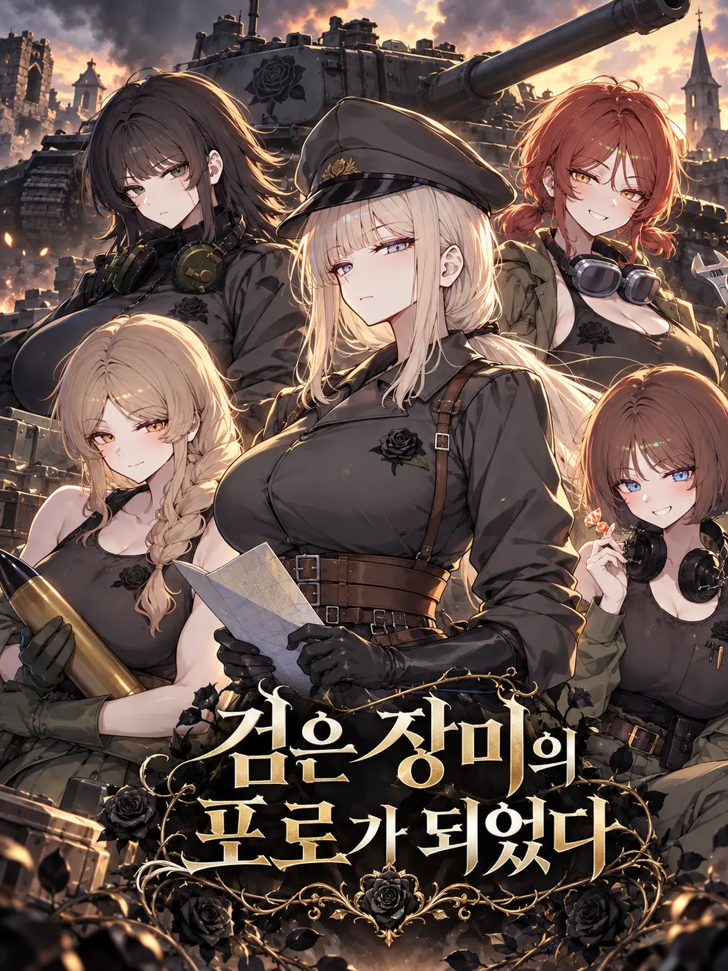 Tlqejrghlwkd의 검은 장미의 포로가 되었다