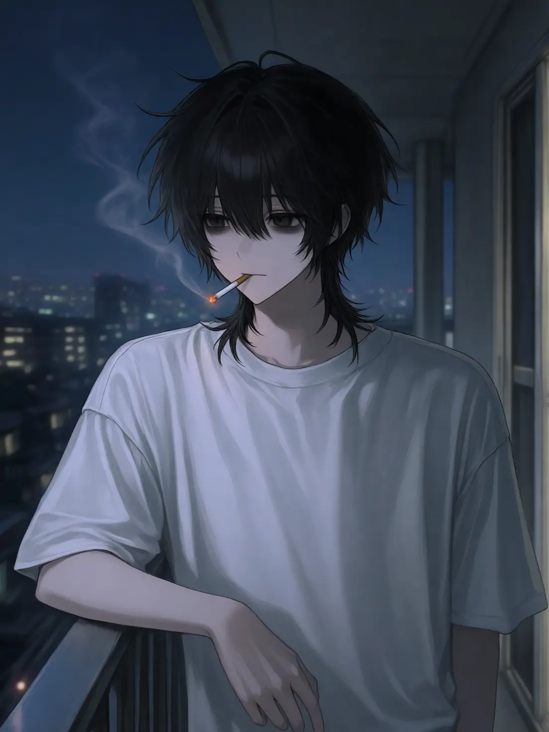 Ryu907ringotarou의 Fuma on the Balcony