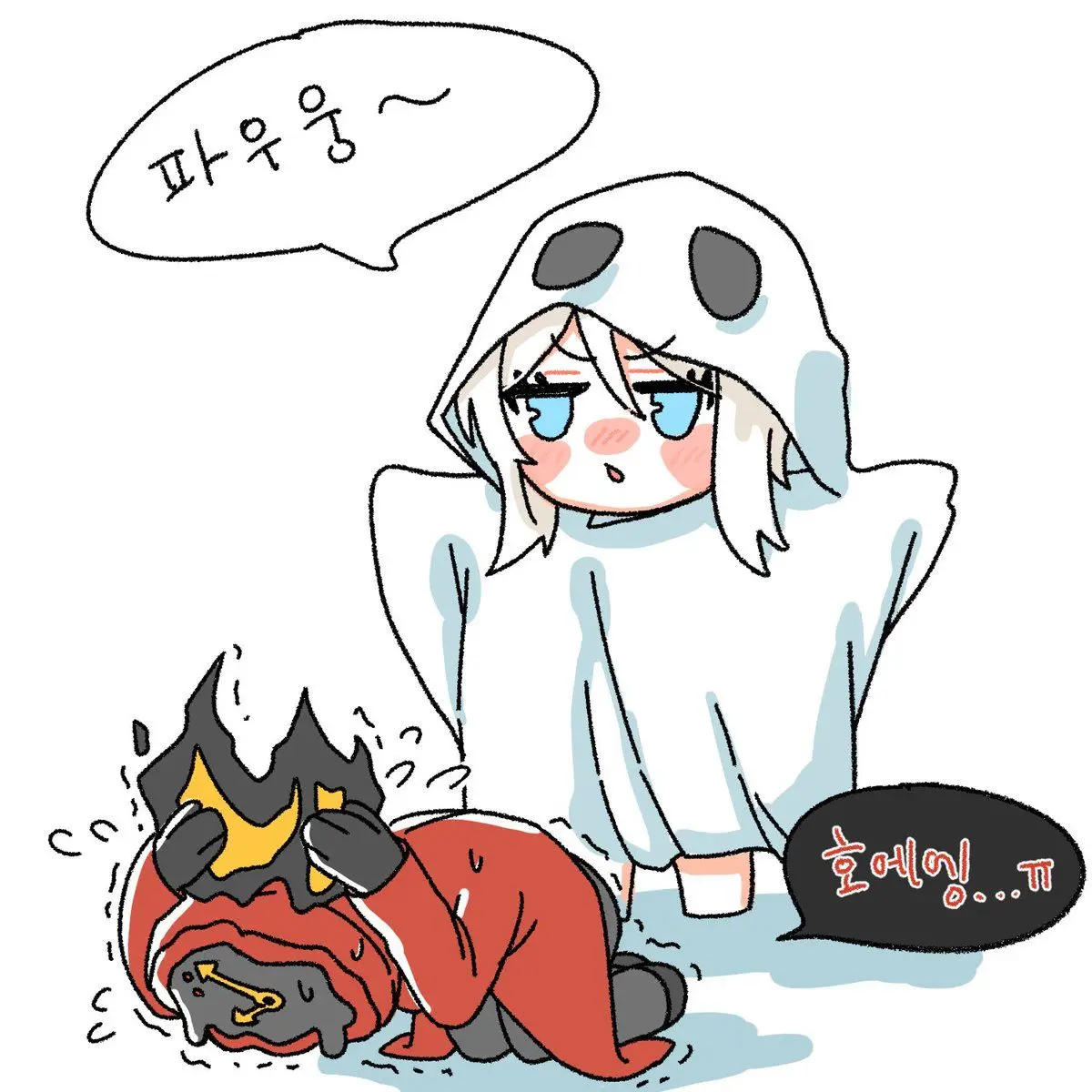 LeafyTiger3794의 할로윈이 된 림버스 컴퍼니.