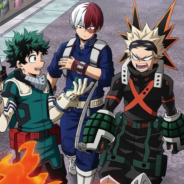 緑谷と轟と爆豪