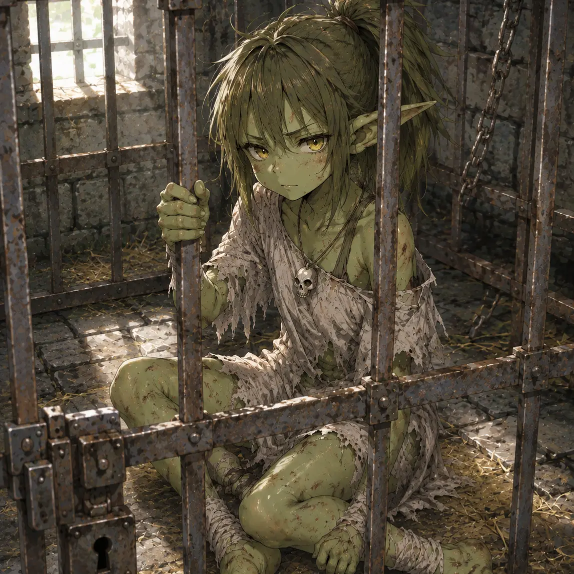 RainyBar3571의 奴隷市場のゴブリン娘