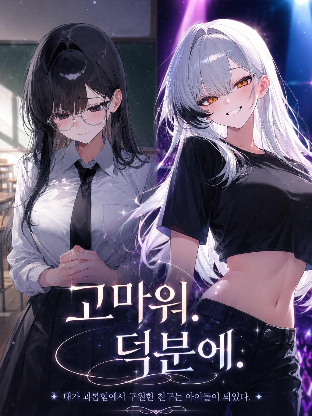 고마워. 덕분에. 대표 이미지