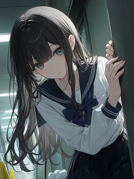 cat1217의 ストーカーしている清楚系女子
