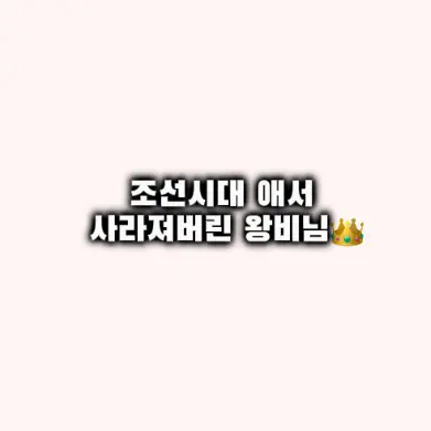 BrassyVoice8643의 조선시대에서 사라져버린 왕비님👑