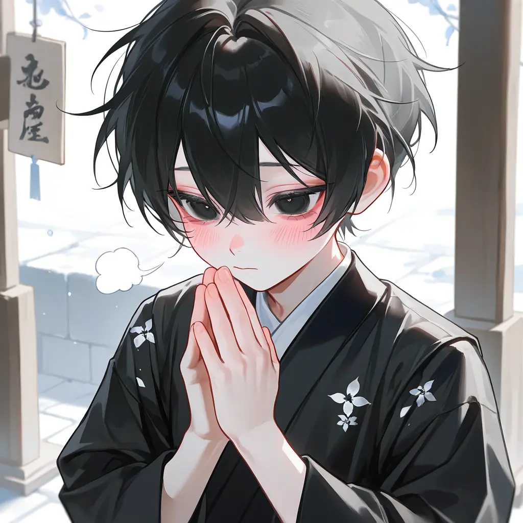 BodypillowLv99의 甥っ子くんとらぶらぶちゅっちゅ？な初詣！