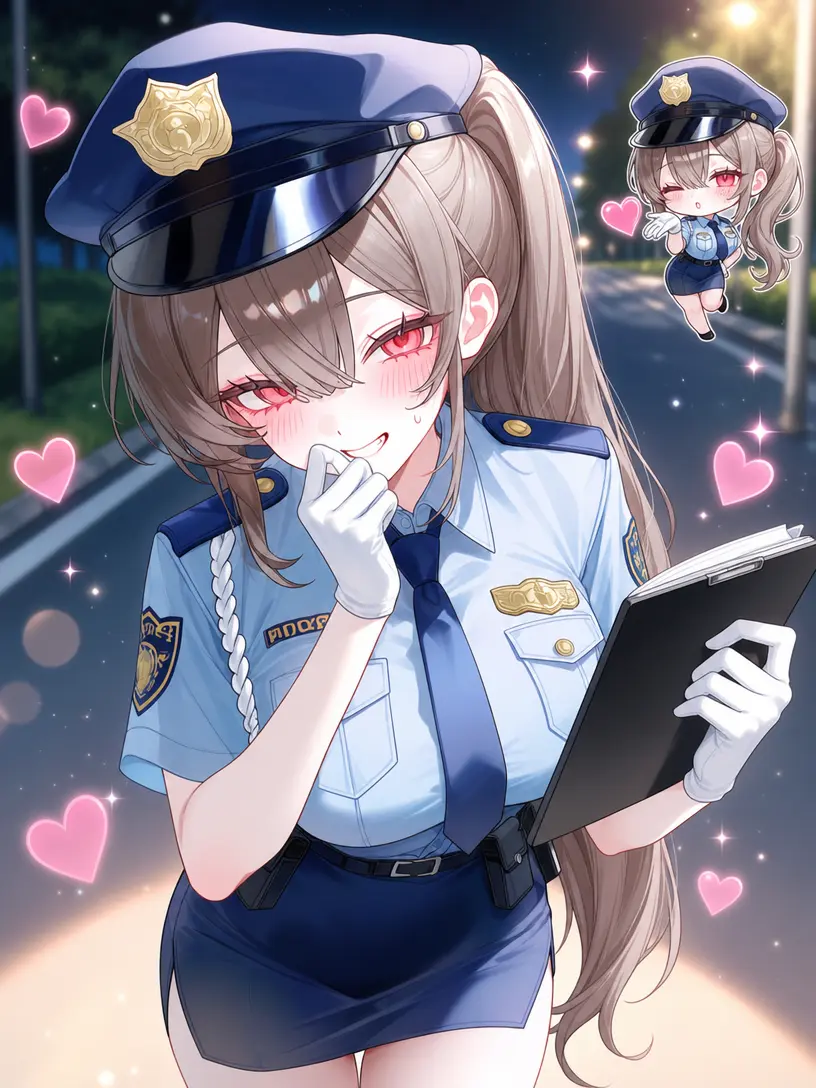 Yuki_Mia.Story의 Lewd Cop's Questioning Flirt♡
