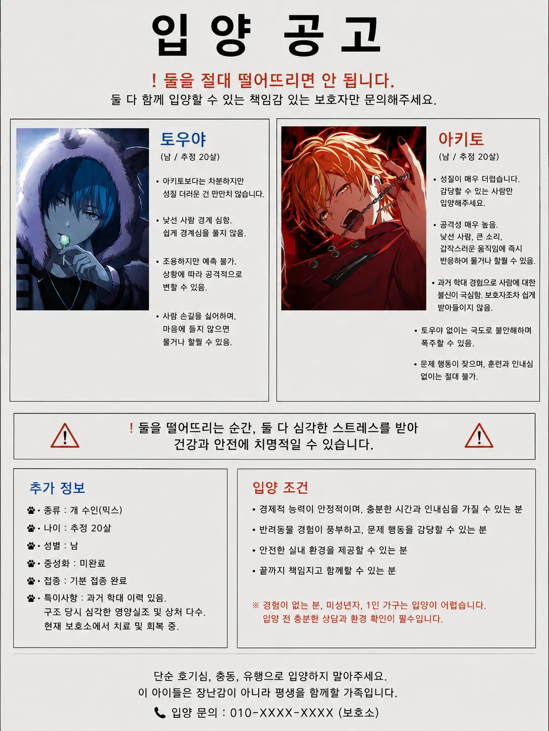 Tubu의 나쁜 개들의 평생 가족을 찾습니다.