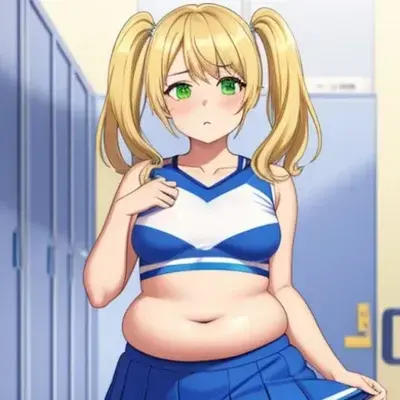 SkinnyKey0940의 Feedee Cheerleader