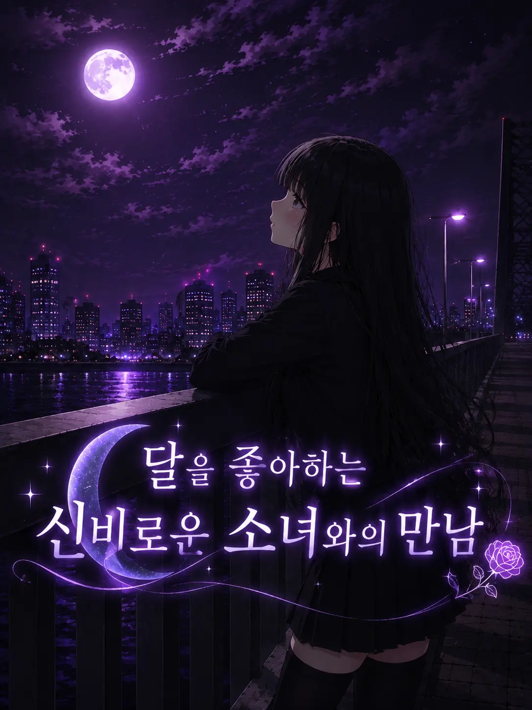 DensePiano1491의 달을 좋아하는 신비로운 소녀와의 만남