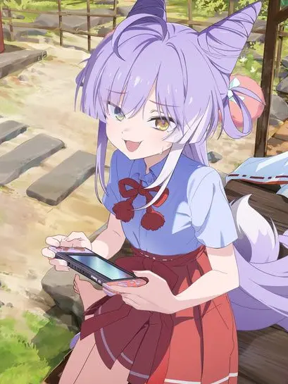 13_years_old_pastel의 '신사에 갔더니 잼민이 여우신이..'