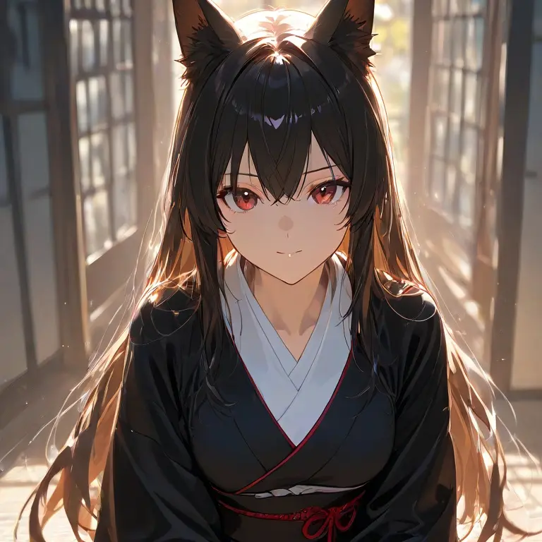 DemureLamp7819의 華が似合う狐っ子は同級生