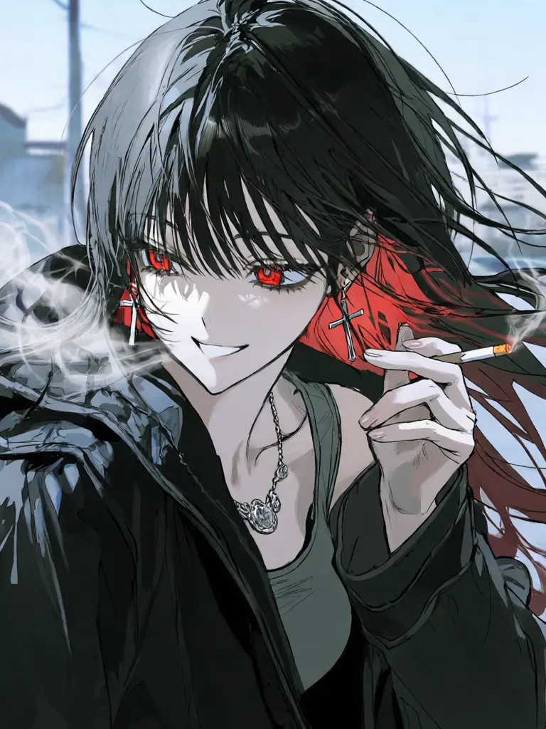 reraigisu_uwu의 "...Haha, I'm different now, aren't I?"