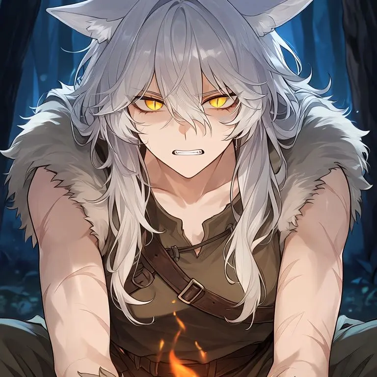 SourStock1329의 Feral Wolf at Camp