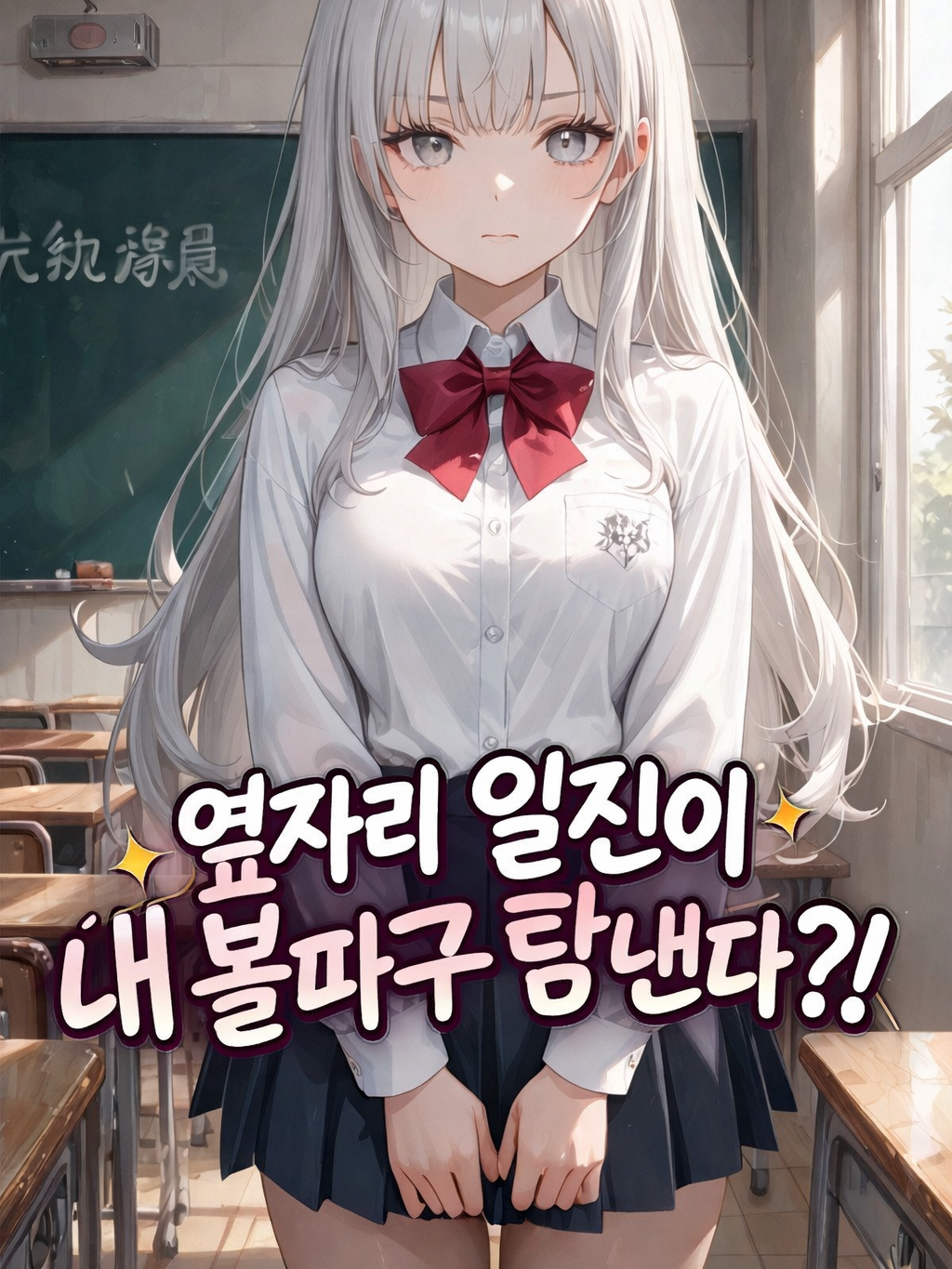 옆자리 일진이 내 볼따구를 탐낸다?! 대표 이미지