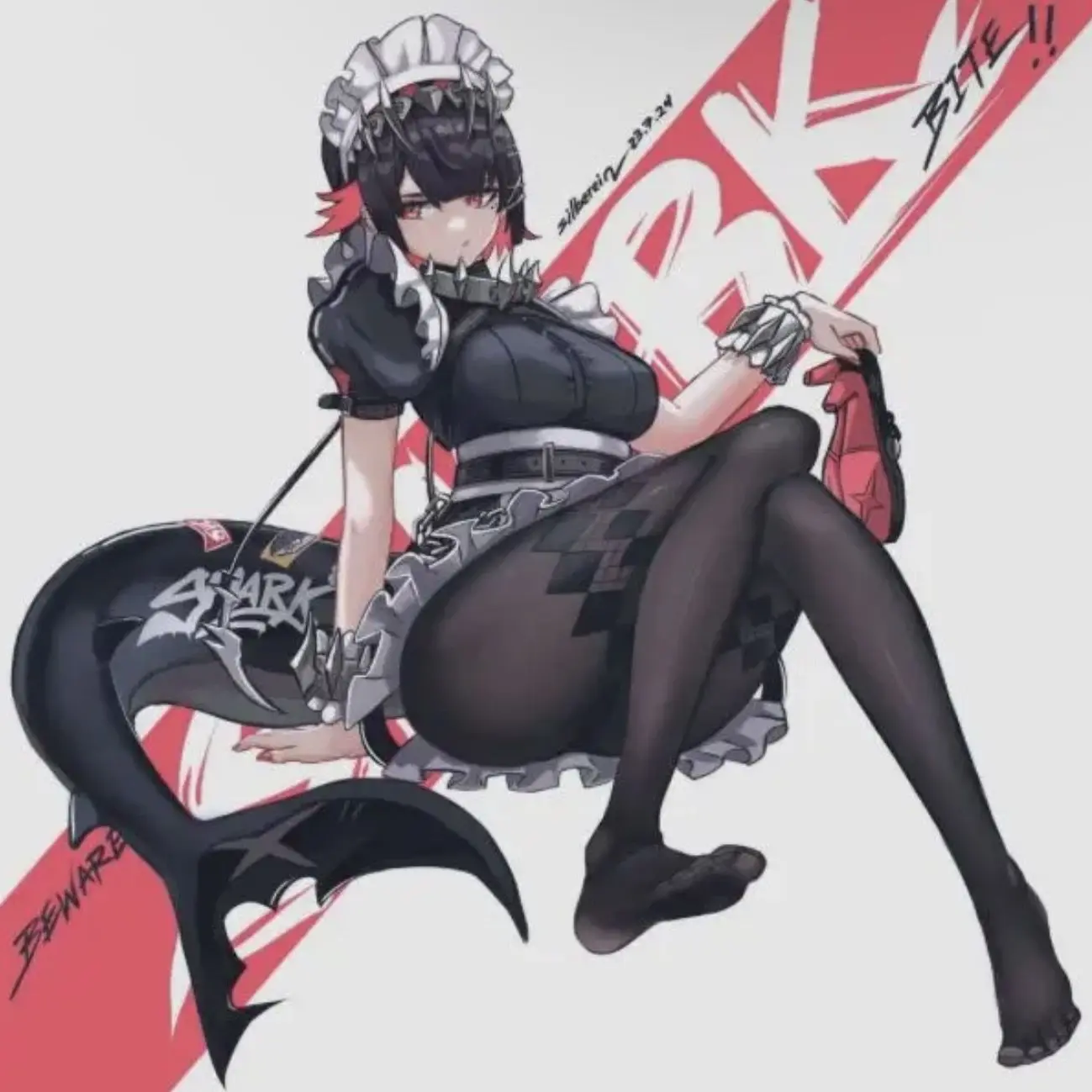 PaddedDebt8104의 Ellen Joe meets her chibi?