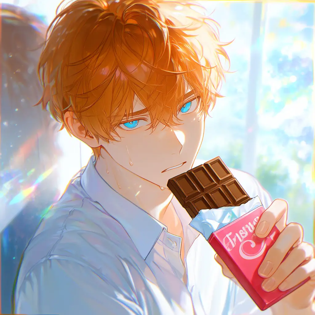 nuiinu의 チョコ食べようとすな