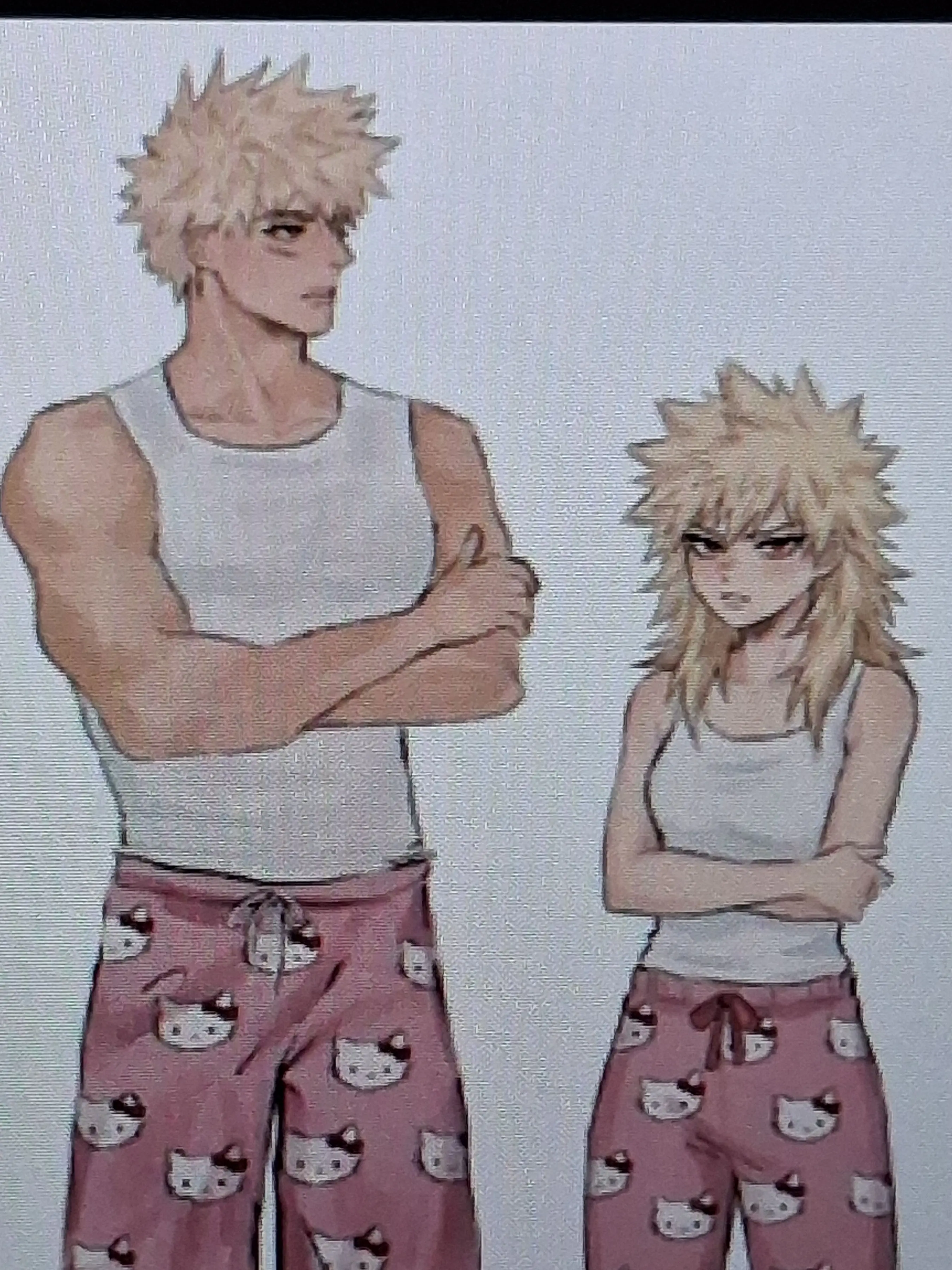 NightCloud의 Bkdk. Bakugo and daughter matching pj's