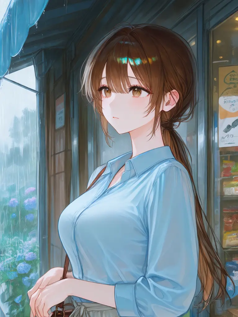 okomeumauma의 雨の日に心も打たれて