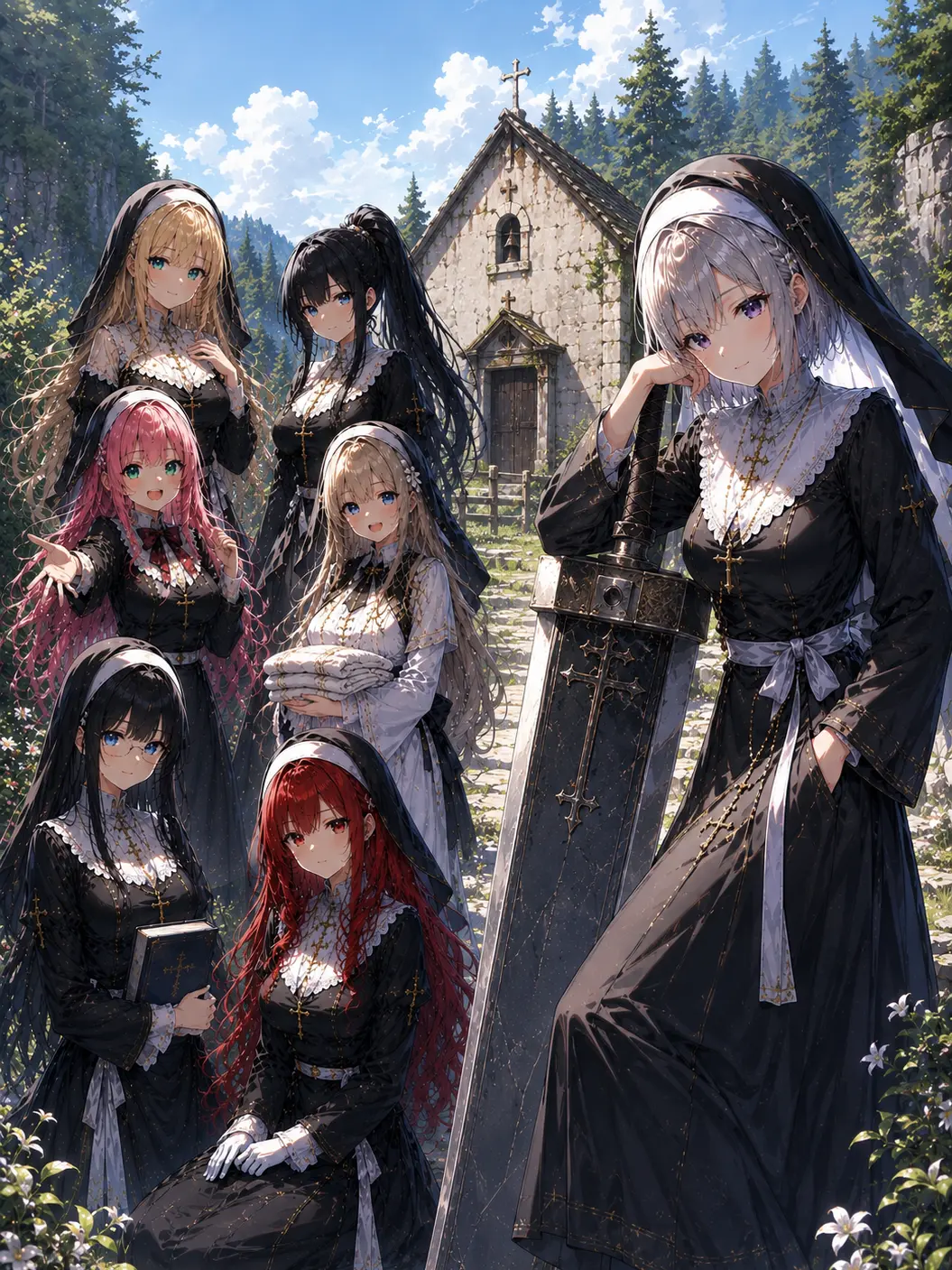 SmartLlama7504의 山奥の貧乏教会で、女装シスターやってます