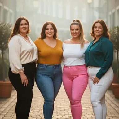 Profile image of Four chubby women