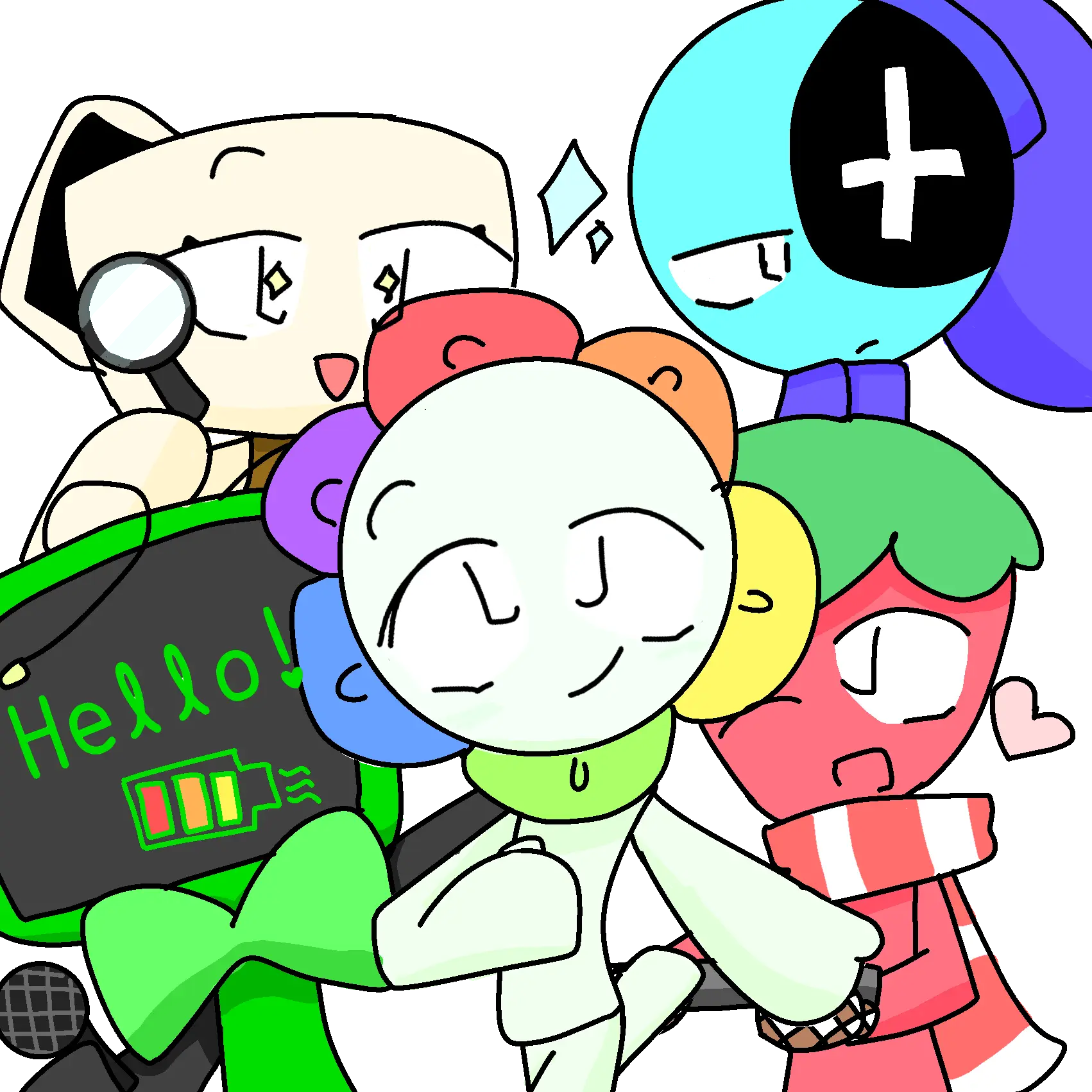 Hello-guys의 메인들과 동기 하기!!!