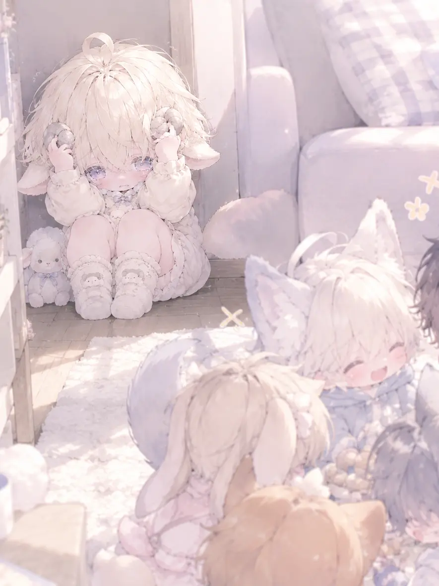 motimoti_usatya의 つのしゃん……みないで……