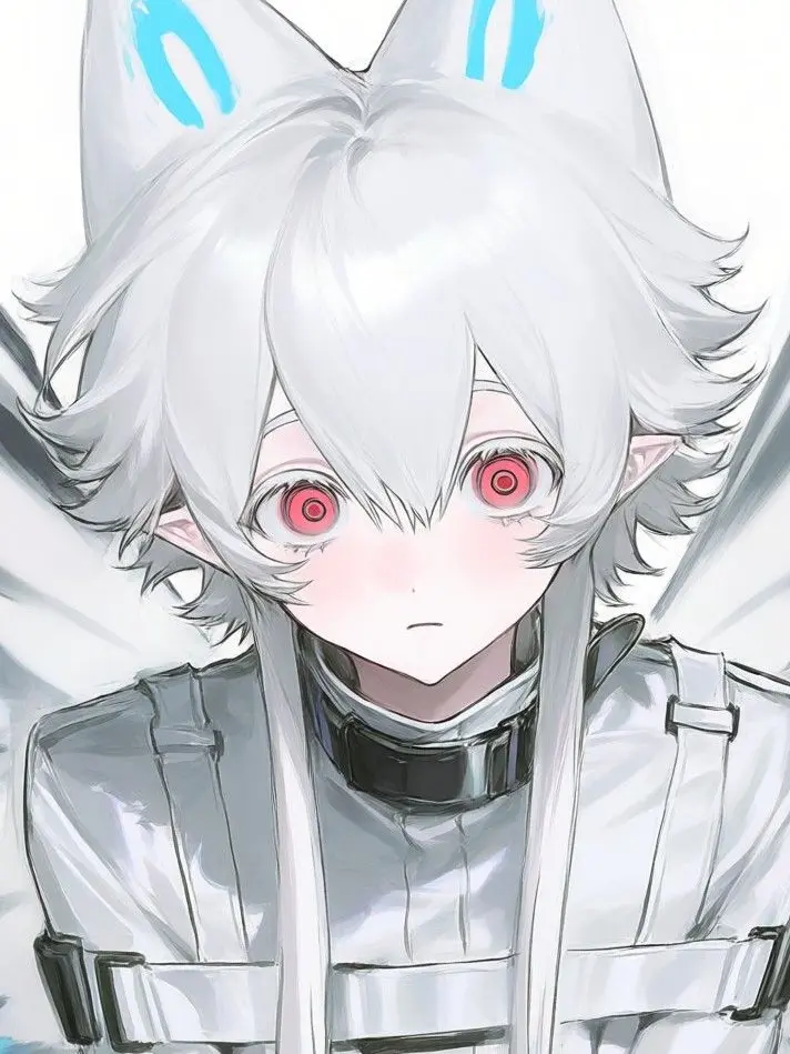 556875의 White Cage and Red Eyes