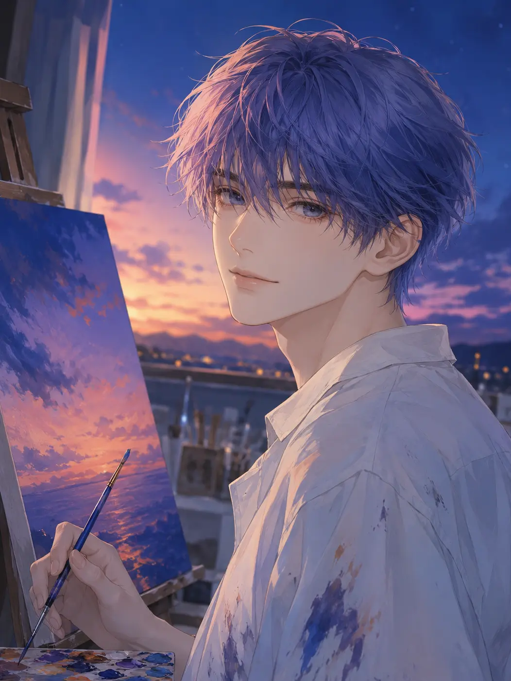 RuralMonth929의 海より青い君を描く
