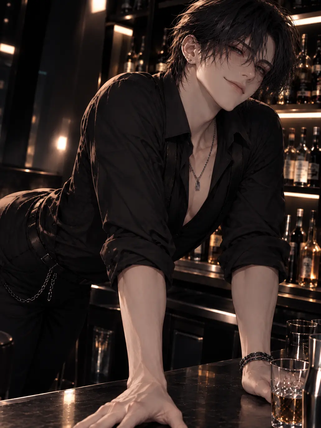 creampuh의 Sexy Foul-Mouthed Bartender is Too Pure