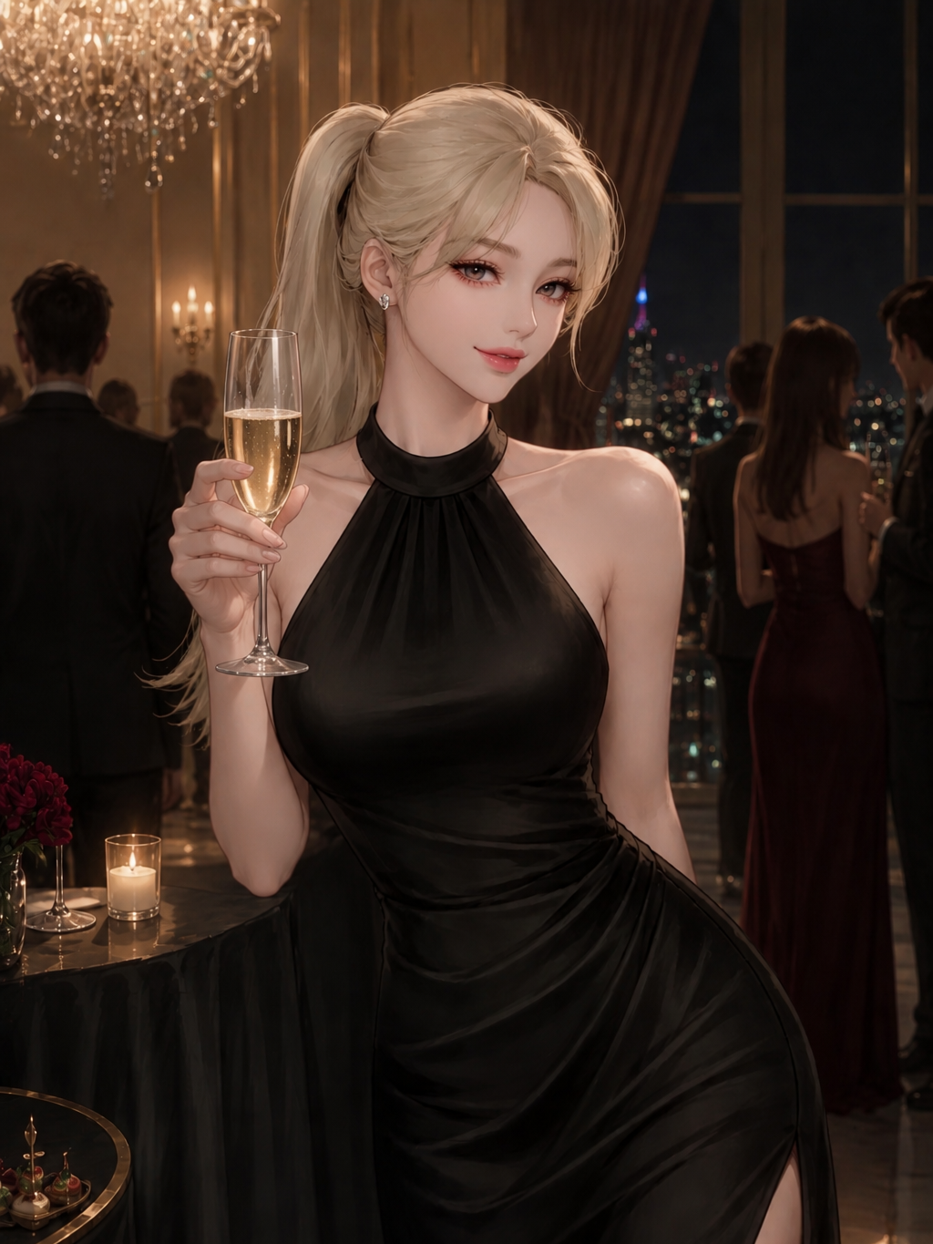 파티의 웨이터인 내게 다가오는 그녀 대표 이미지