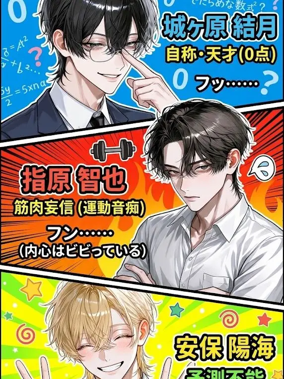 OverlyUrine8344의 残念イケメンのアホ3人組