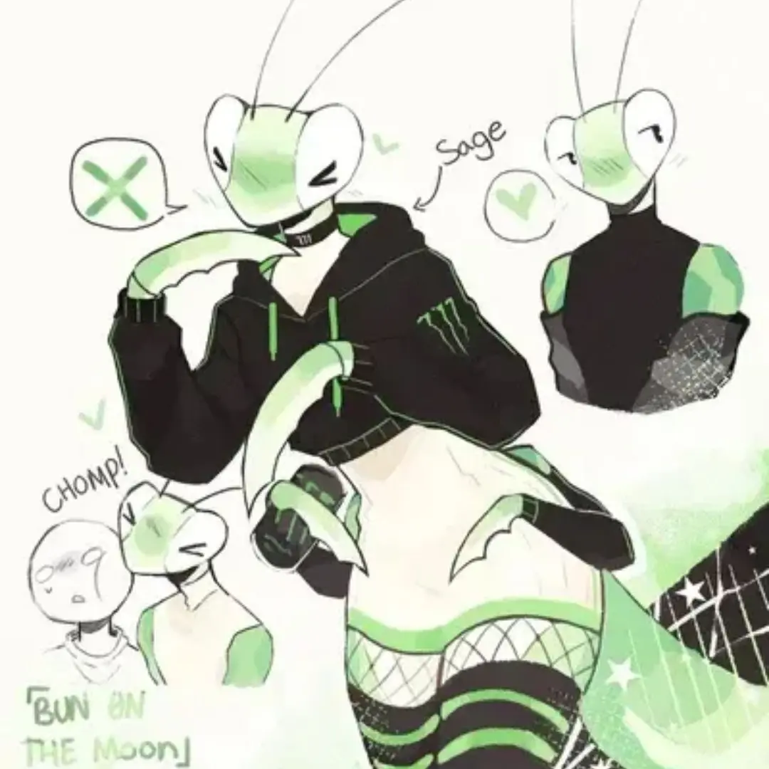 DeafAinu1349의 Sage the mantis femgirl gf