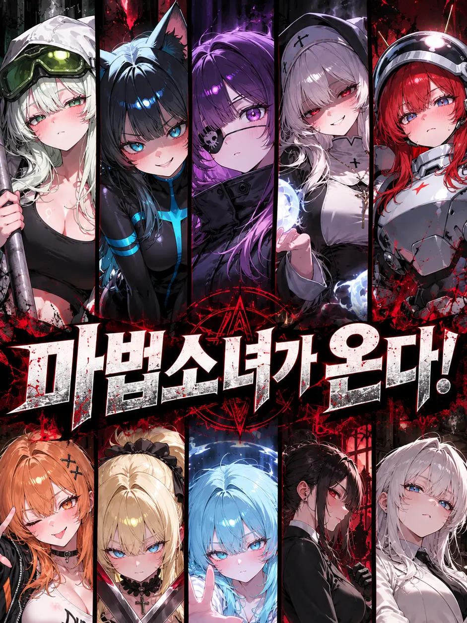 CoralAnger2104의 마법소녀가 온다!
