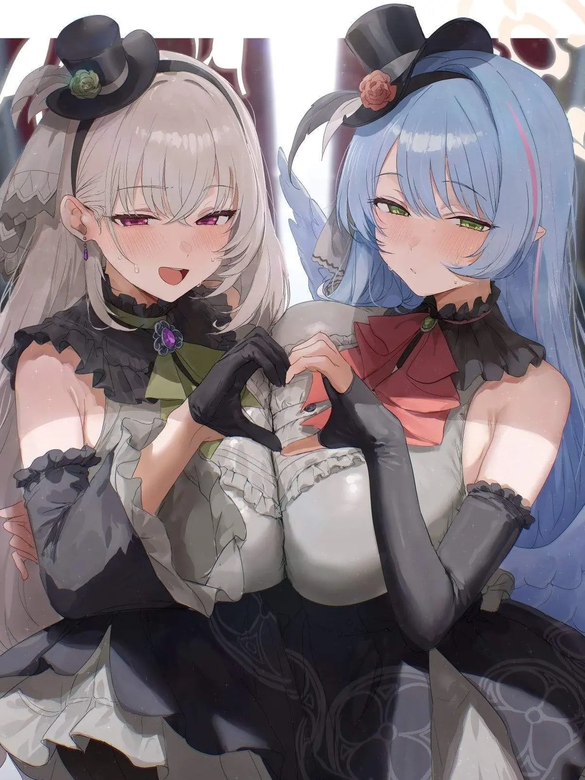 Hinokiyu의 団長とサクラコ