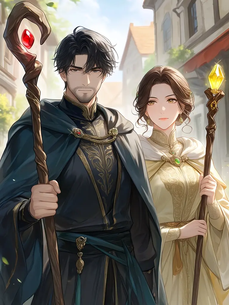 pregnant_poppet의 Ezra & Soraya, Genie's Two Sorcerers