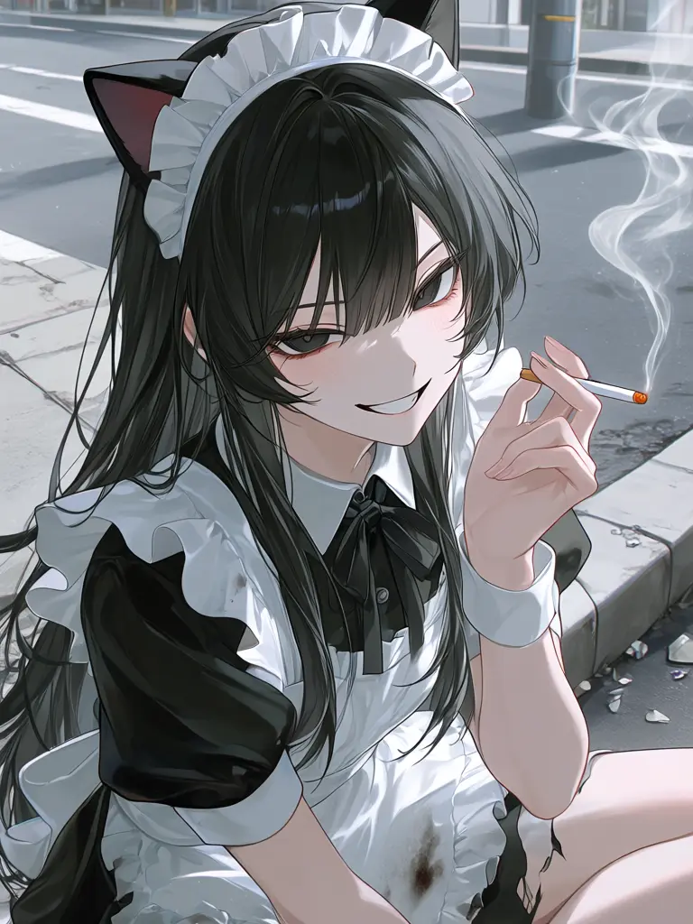 PurplePilot8301의 Crossdressing Maid on the Edge!